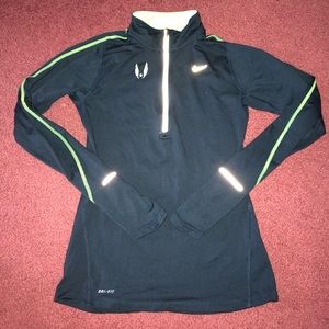 Nike USATF Long Sleeve Zip